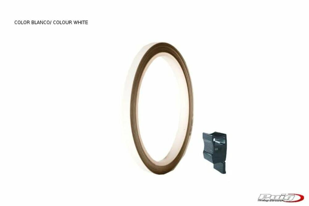 PUIG FALGENSTREIFEN 6 METER+APLIKATOR WEISS FLUORESZIER - 4542B