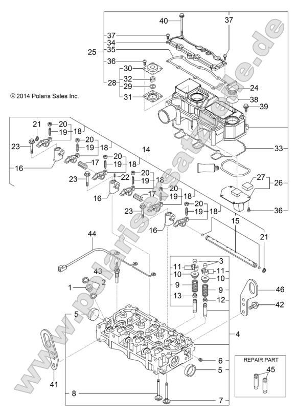 Engine, Cylinder Head and Bonnet Engine, Cylinder Head and Bonnet