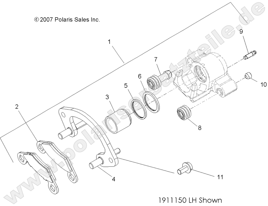 BRAKES, FRONT CALIPER BRAKES, FRONT CALIPER
