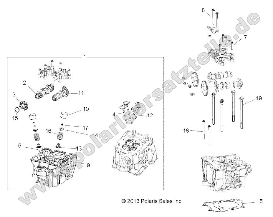 Engine, Cylinder Head, Cams and Valves