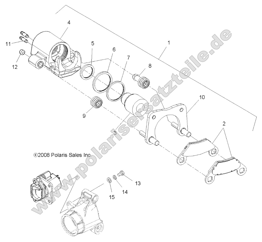 Brakes, Rear Caliper Brakes, Rear Caliper