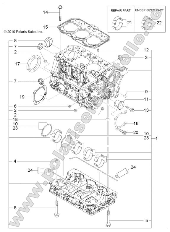 Engine, Cylinder Block
