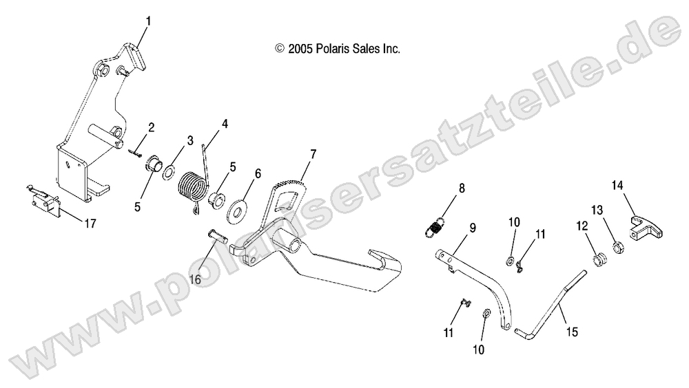Park Brake Pedal Park Brake Pedal
