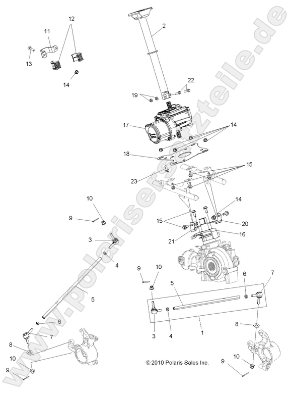 STEERING, STEERING POST ASM.