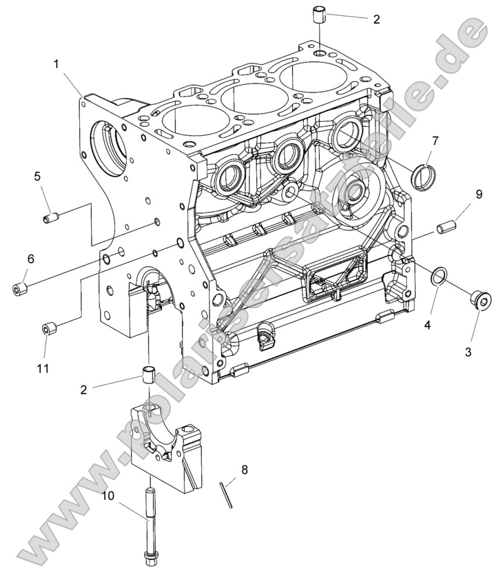 Engine, Crankcase Engine, Crankcase