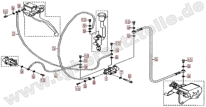 Bremsanlage hinten Bremsanlage hinten