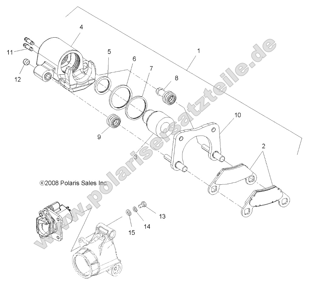Brakes, Rear Caliper Brakes, Rear Caliper