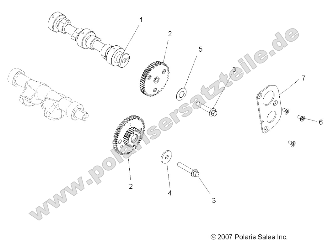 Engine, Camshaft and Gears Engine, Camshaft and Gears