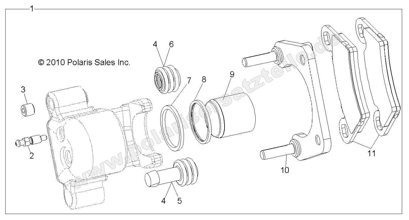 Brakes, Rear Caliper Brakes, Rear Caliper