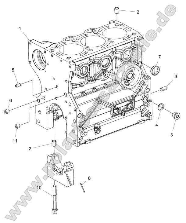 Engine, Crankcase Engine, Crankcase