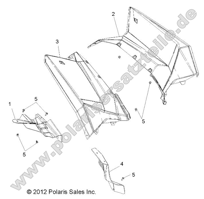 Body, Rear Cab Body, Rear Cab