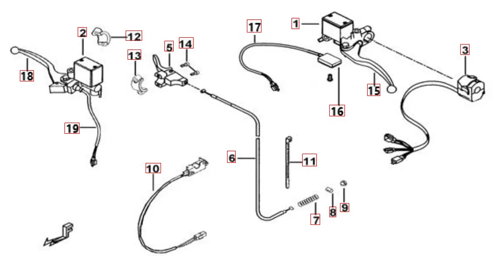 Schalter-Hebel Schalter-Hebel