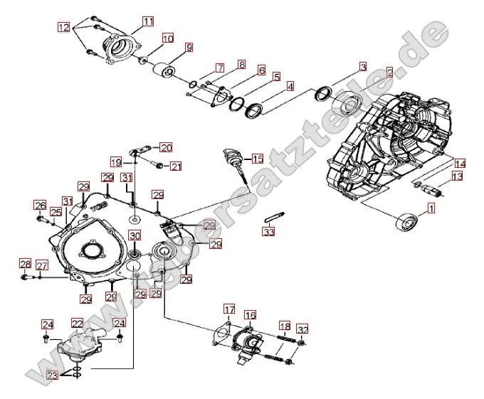 Wasserpumpe - Tachoantrieb Wasserpumpe - Tachoantrieb