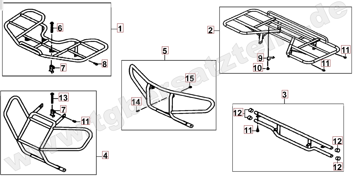 Gepäckträger vo. und hi.