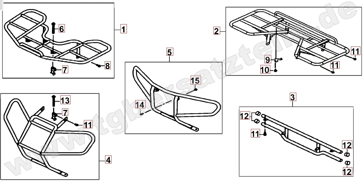 Gepäckträger vo. und hi. Gepäckträger vo. und hi.