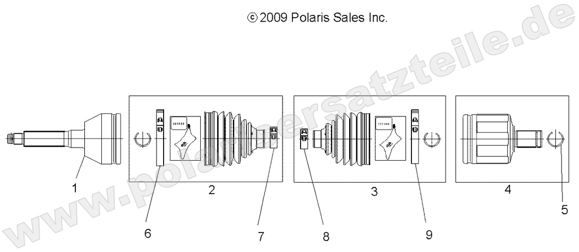 DRIVE TRAIN, FRONT DRIVE SHAFT