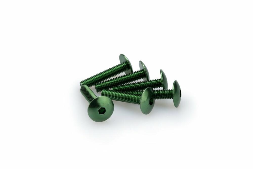 PUIG SCHRAUBEN-KIT (KUPPELFÖRMIG) M6X30MM. GRÜN - 3995V