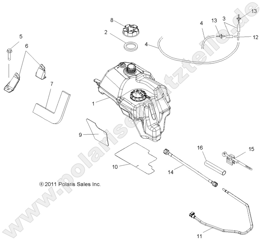 BODY, FUEL TANK ASM.