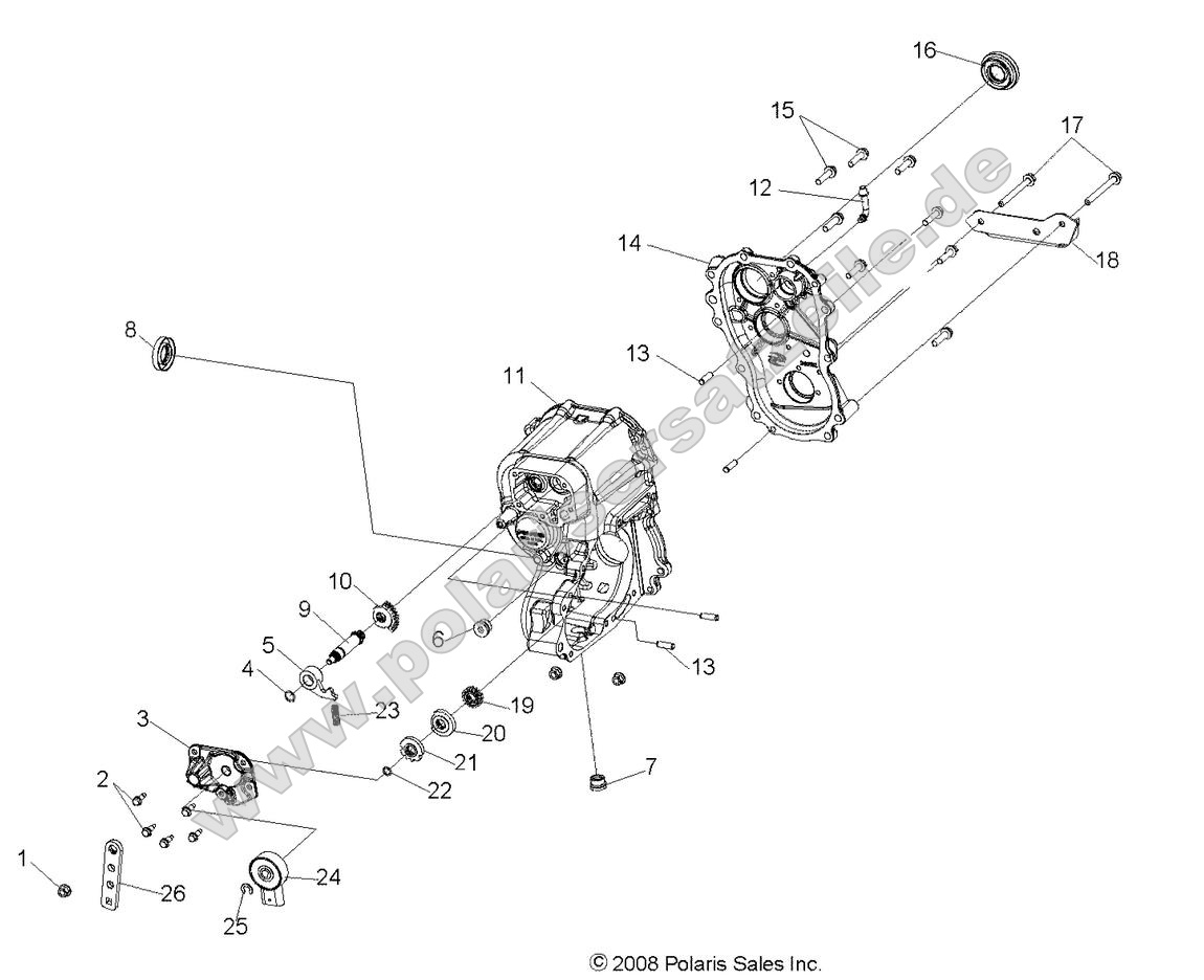 Drive Train, Main Gearcase