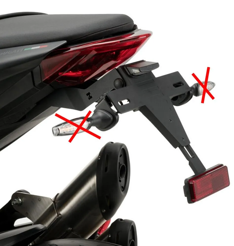 Puig Kennzeichenhalter Set - Ducati Monster 937 /+ 2021-22