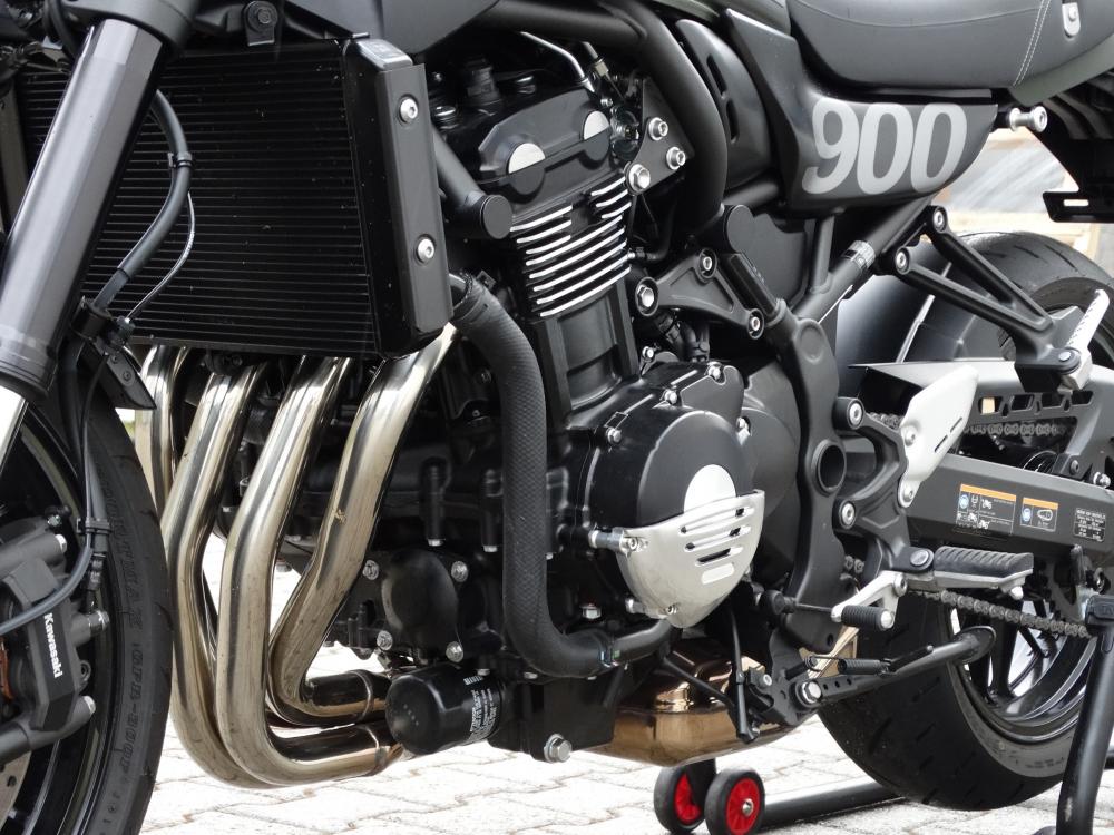 TMP Custom Motordeckelschutz Set silber Kawasaki Z900 RS 2018-