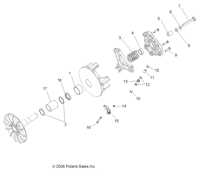 Drive Train, Primary Clutch