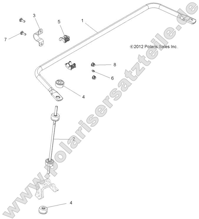 Suspension, Torsion Bar, Rear
