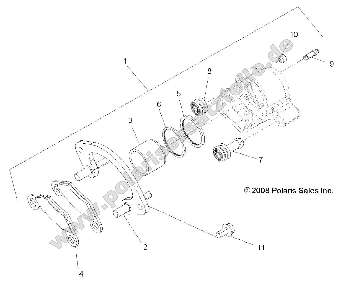 Brakes, Rear Caliper Brakes, Rear Caliper