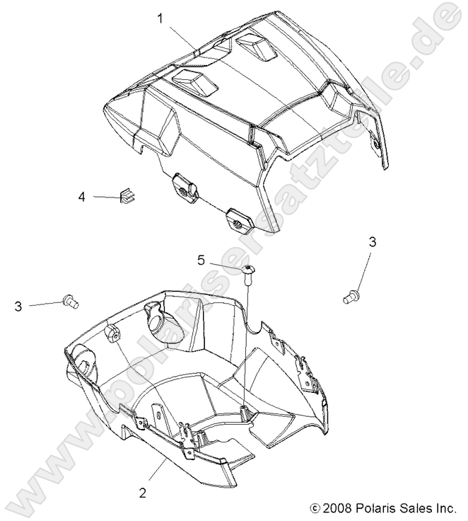 BODY, HEADLIGHT POD BODY, HEADLIGHT POD