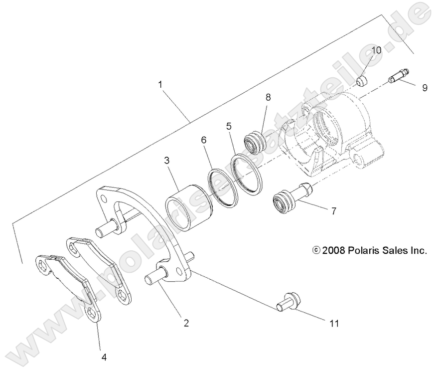 BRAKES, FRONT CALIPER