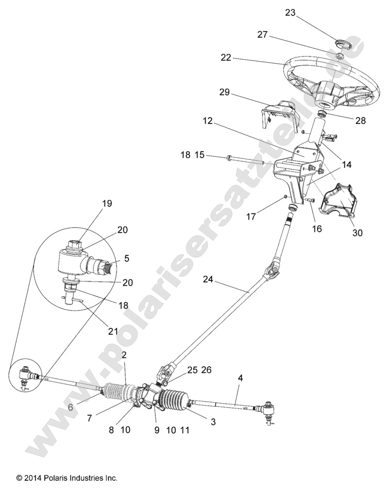 Steering, Steering Asm.