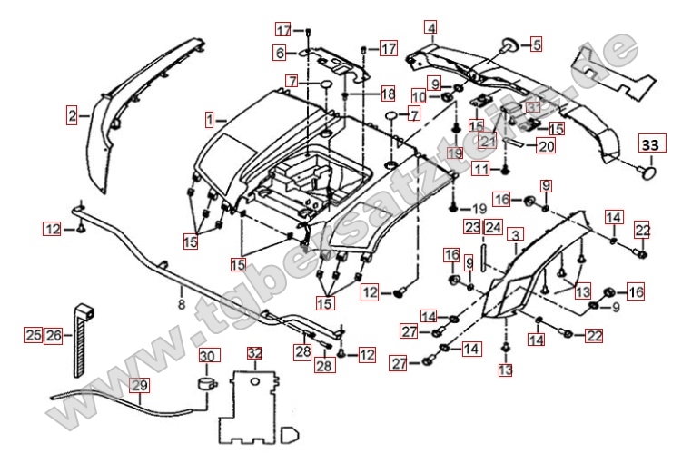 Heckverkleidung Heckverkleidung