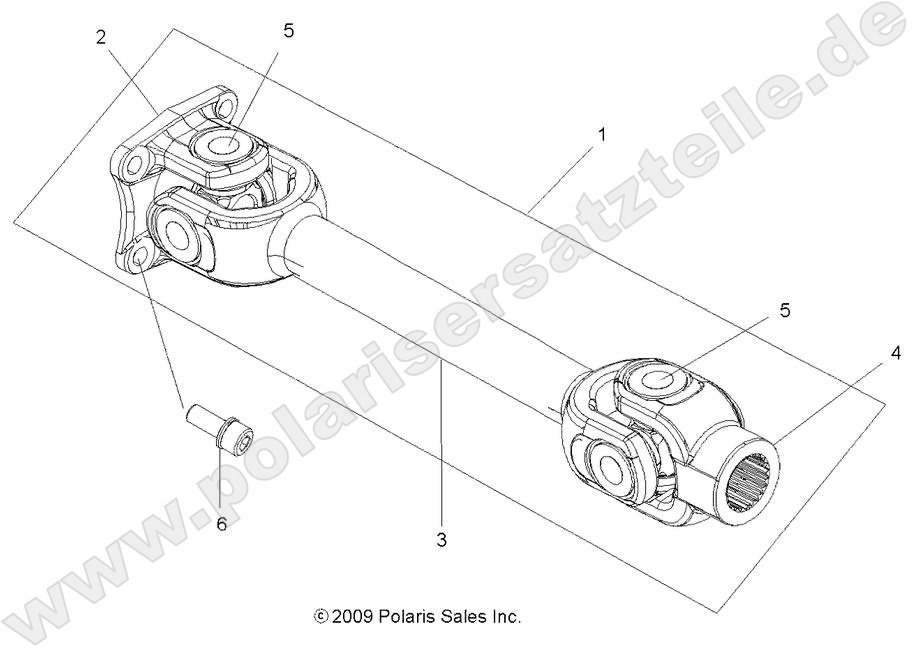 DRIVE TRAIN, PROP SHAFT, REAR DRIVE TRAIN, PROP SHAFT, REAR