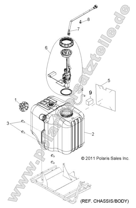 Body, Fuel Tank Asm.