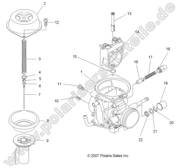 ENGINE, UPPER CARBURETOR ENGINE, UPPER CARBURETOR