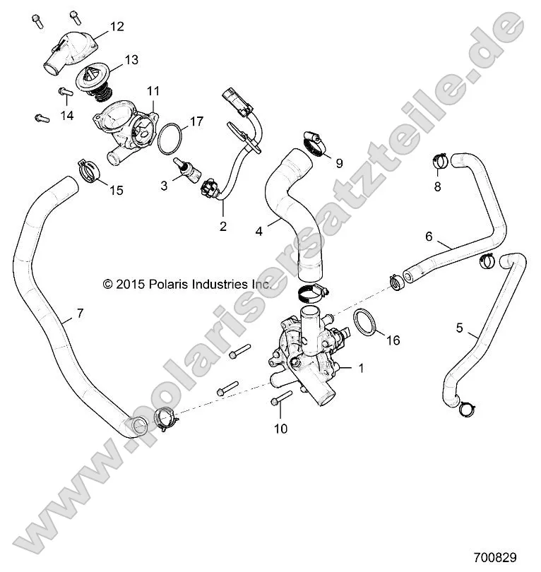 Engine, Waterpump and Bypass