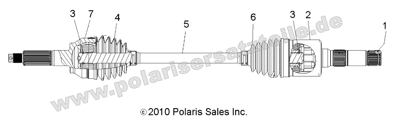 Drive Train, Rear Drive Shaft Drive Train, Rear Drive Shaft