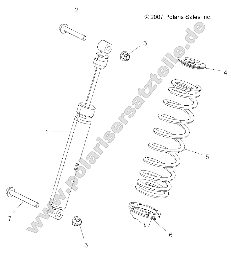 Suspension, Shock, Rear Suspension, Shock, Rear