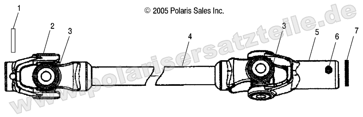 PROP SHAFT, FRONT PROP SHAFT, FRONT