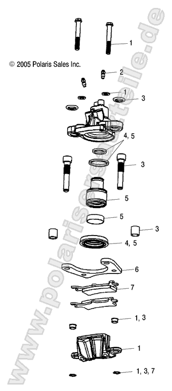 CALIPER, REAR CALIPER, REAR