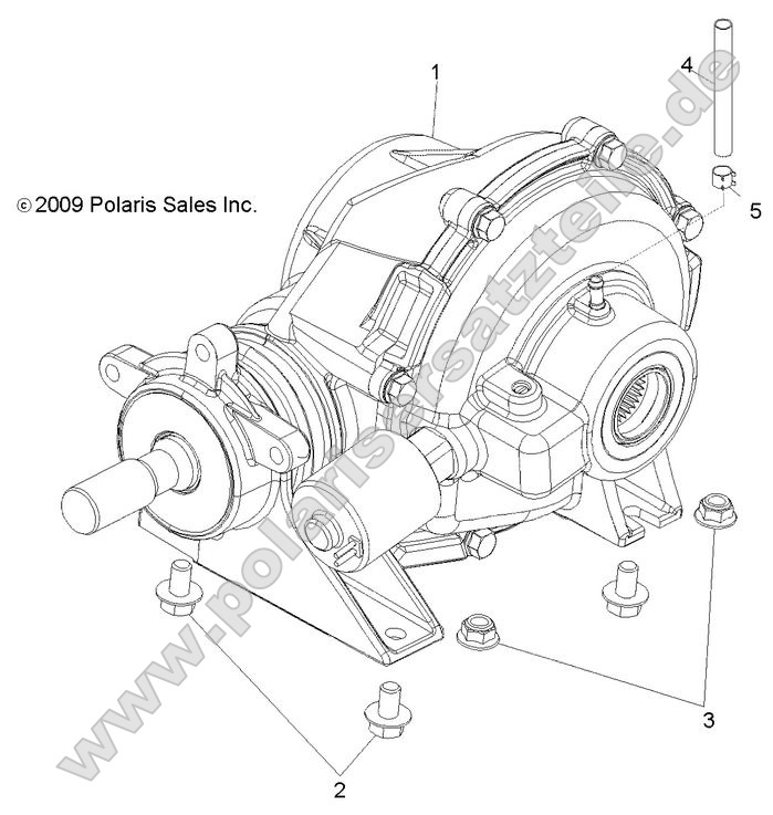 Drive Train, Rear Gearcase Mounting