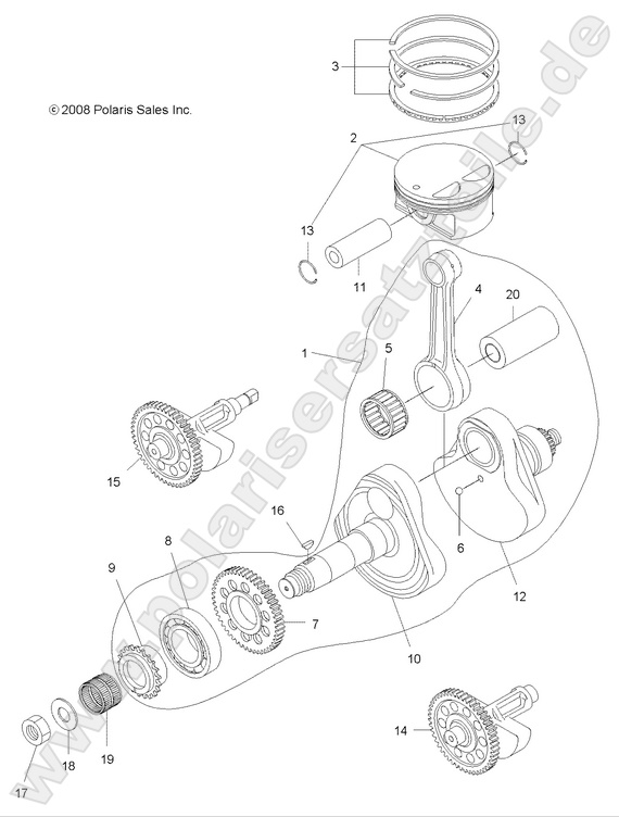 ENGINE, CRANKSHAFT and PISTON ENGINE, CRANKSHAFT and PISTON