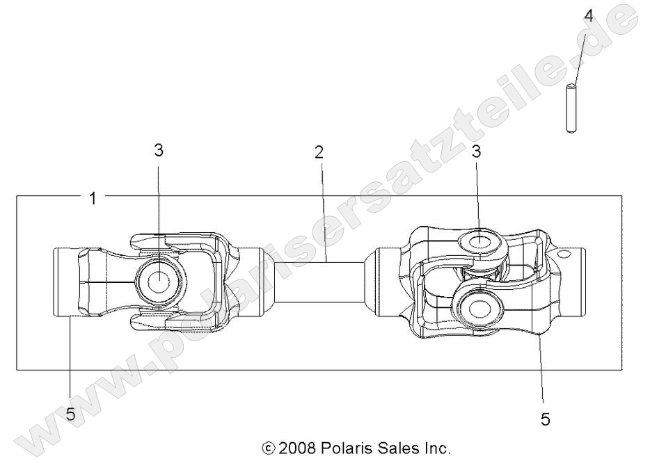DRIVE TRAIN, REAR PROP SHAFT