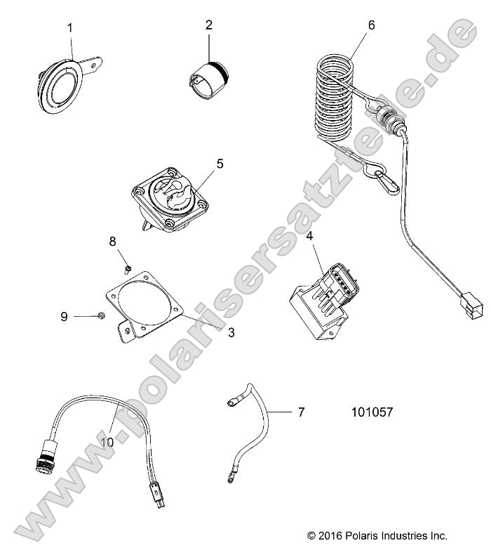 Electrical, Horn and Battery Switch