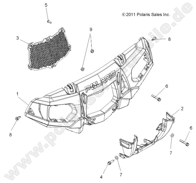 BODY, FRONT BUMPER and MOUNTING BODY, FRONT BUMPER and MOUNTING