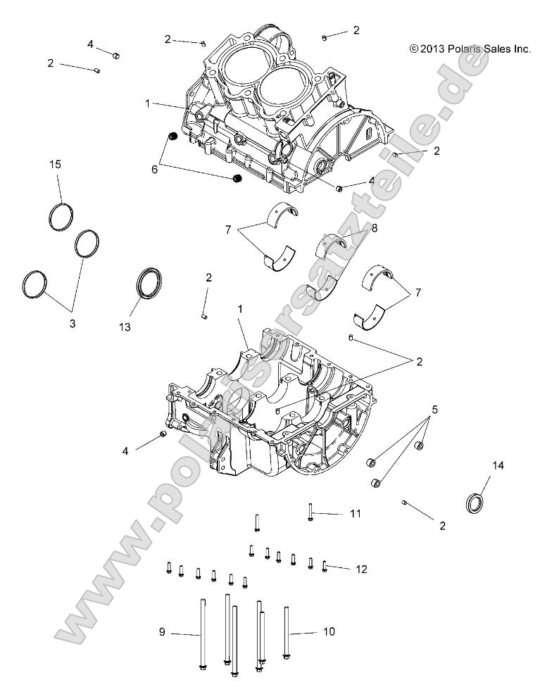 Engine, Crankcase Engine, Crankcase