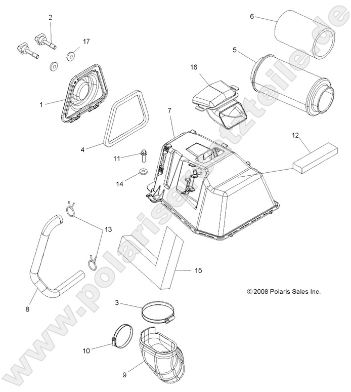 ENGINE, AIR INTAKE ENGINE, AIR INTAKE