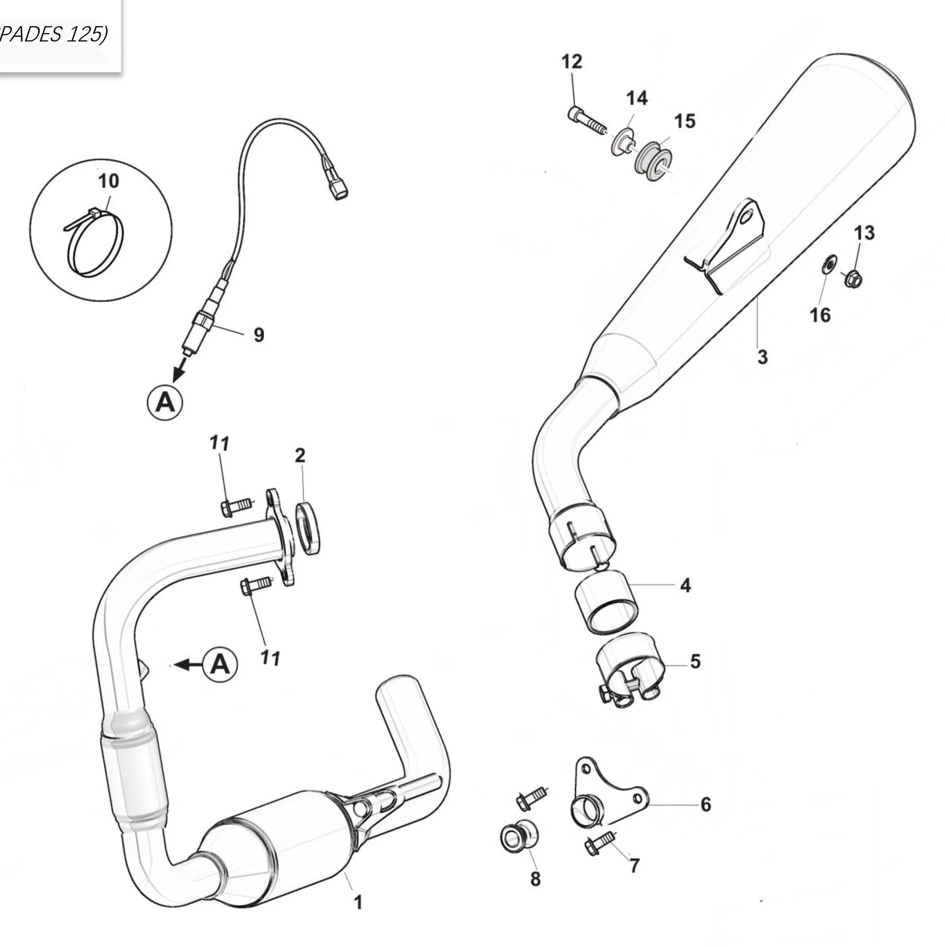 Auspuffsystem Ace of Spades