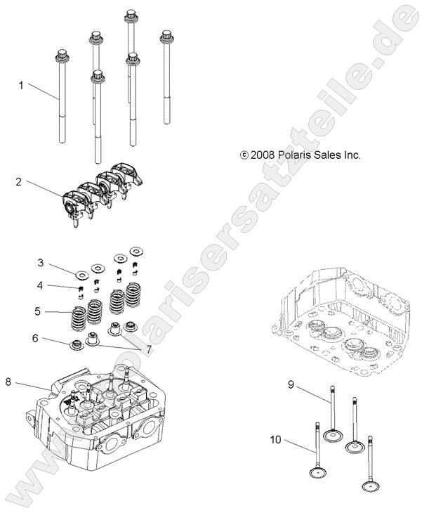 ENGINE, VALVES ENGINE, VALVES