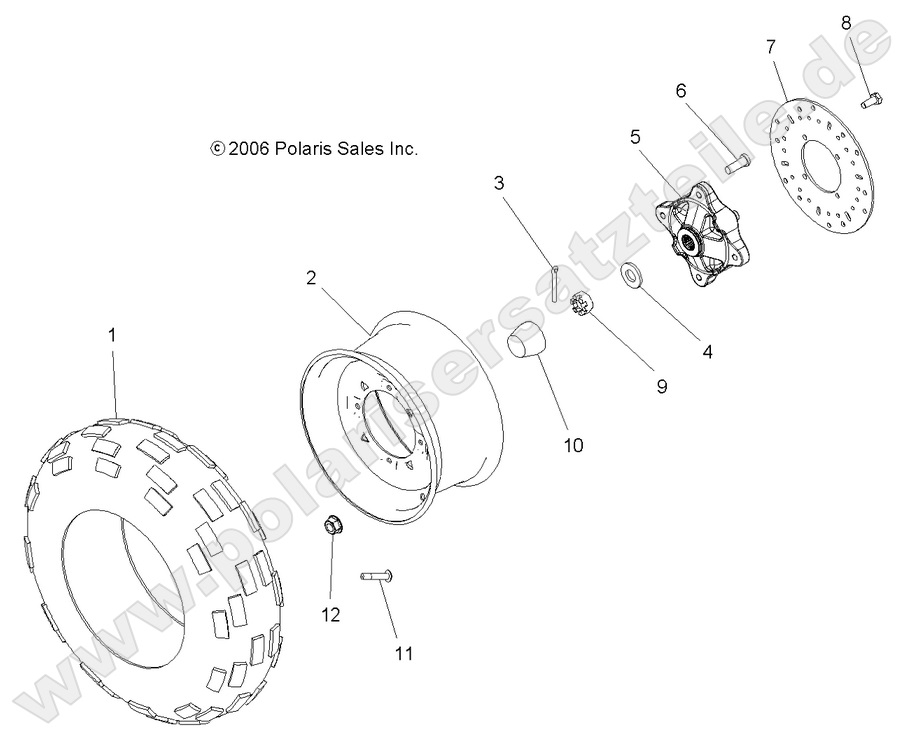 WHEELS, FRONT WHEELS, FRONT